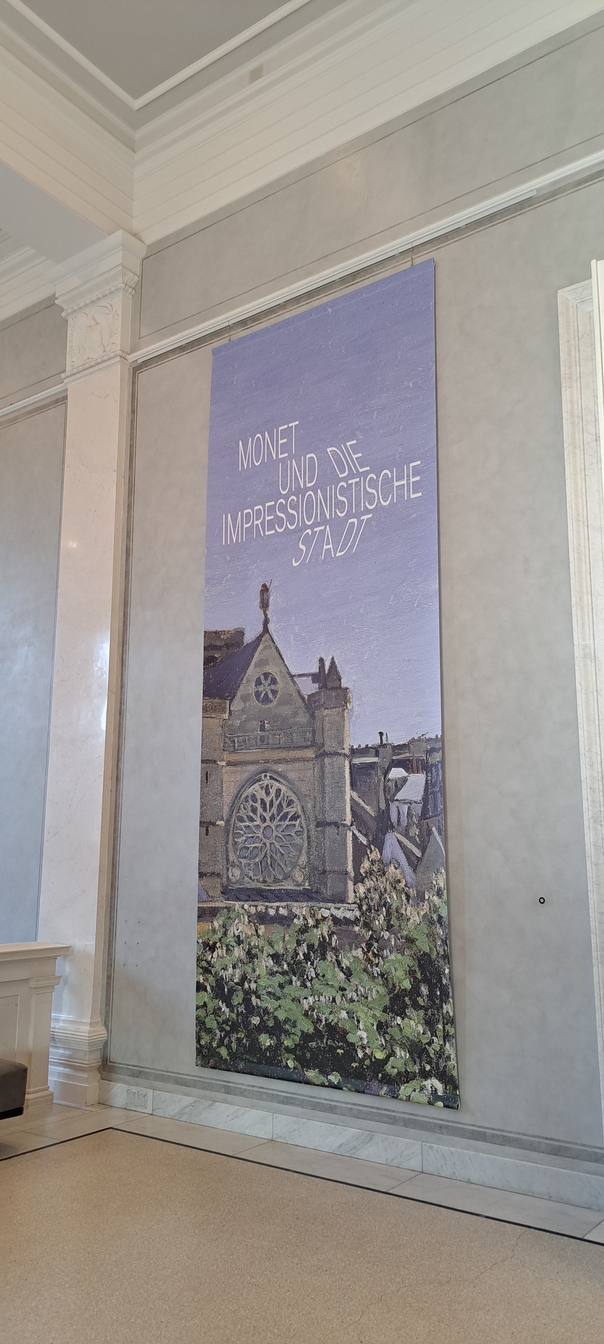 Eingang zur Ausstellung Monet