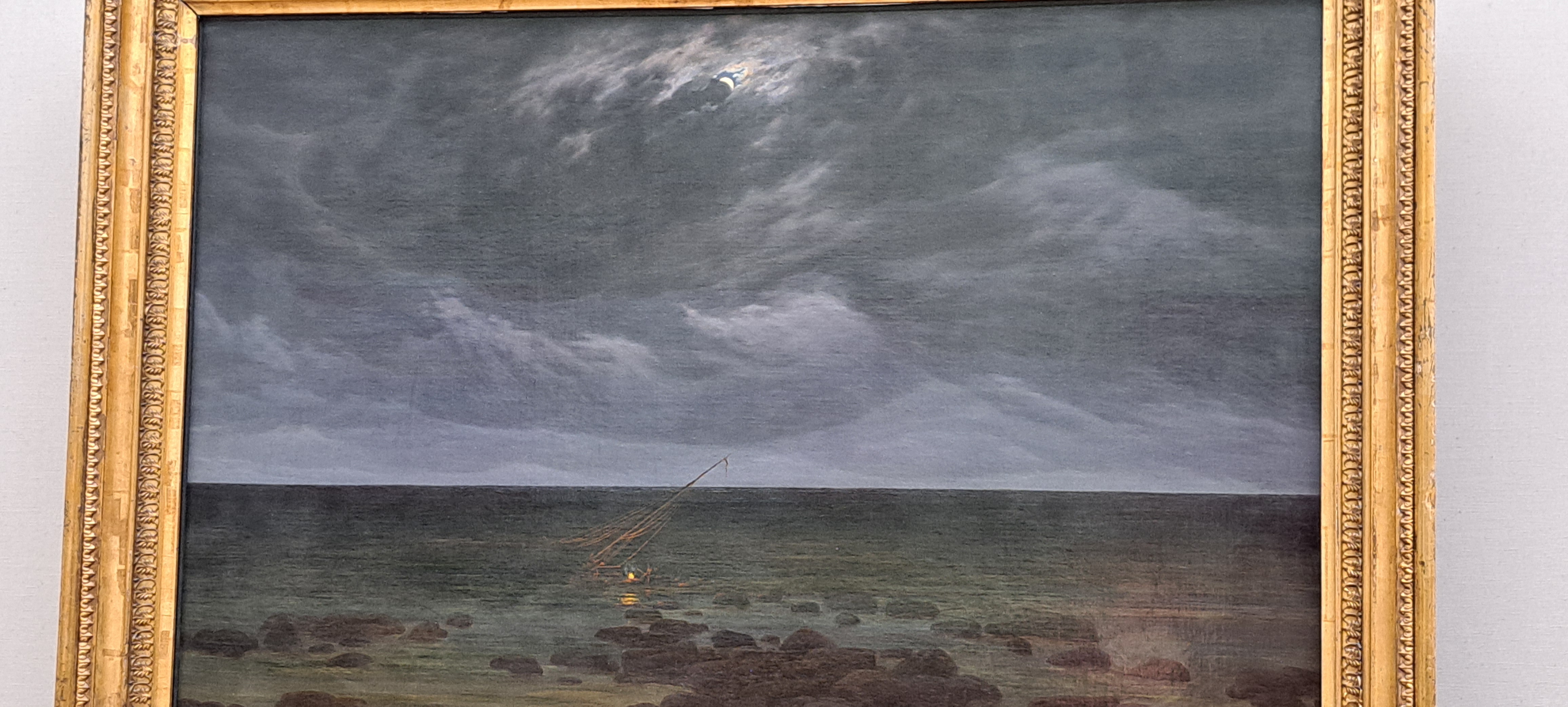 Caspar David Friedrich, Wolken, Mond