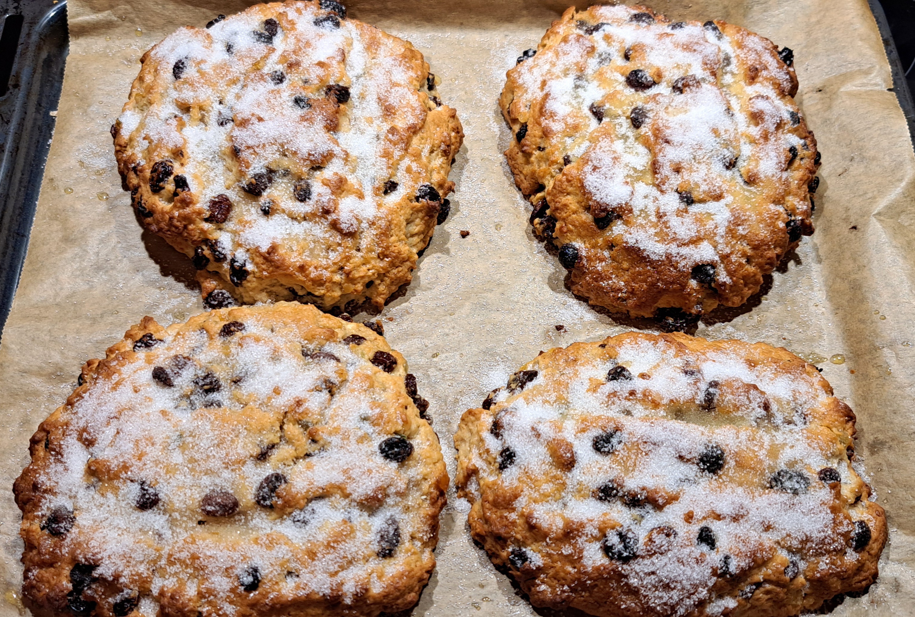 Selbst gebackener Stollen. 