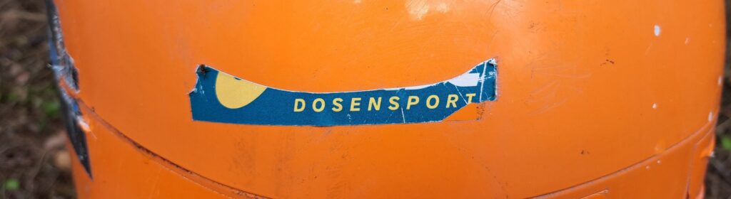 Sticker Dosensport