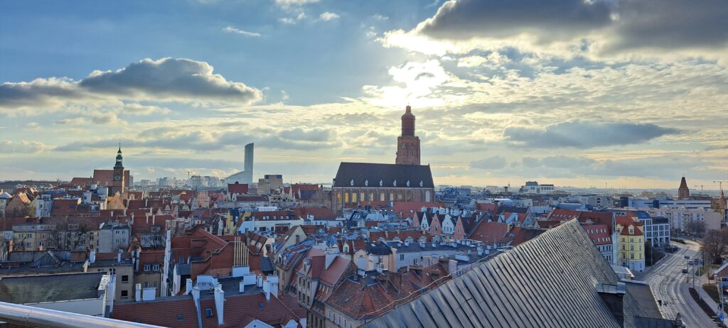 Ausblick vom Turm der Universität Wroclaw