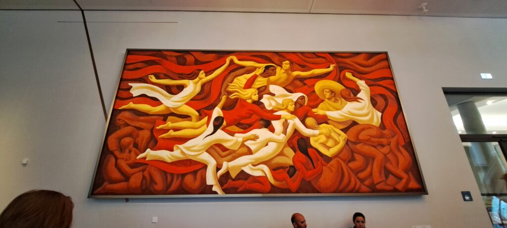 Bild mit ineinander verschmolzenen Menschen